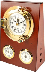 Часы настенные "Иллюминатор" с термометром и гигрометром