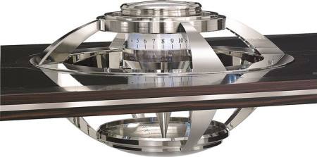 ATLANTIS TABLE TEMPUS MOBILE (F-0005877) Морские часы, установленные в столе из макассара Erwin Sattler