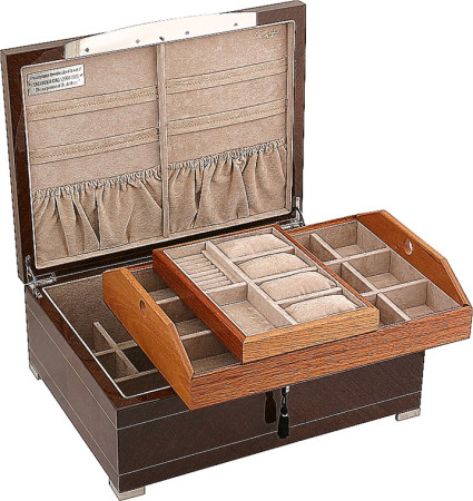 RT/2SD-B WENGE (F-0013732) Шкатулка для украшений музыкальная Giglio