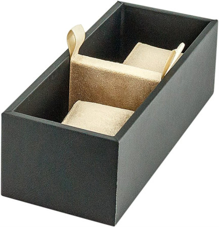 W-1-1-black (F-0089044) Шкатулка для украшений и 2 часов Rivoli