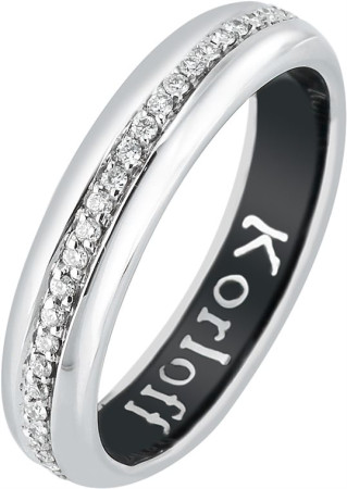 K5HLNWG (F-0025299) Кольцо "обручальное" Korloff