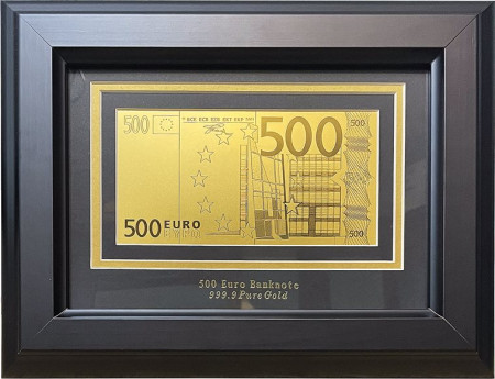 HB-045 (F-0013522) Банкнота "500 евро" Banconota Dorata