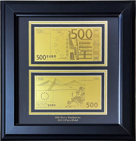 HB-092 (F-0027897) Банкнота "500 евро" Banconota Dorata