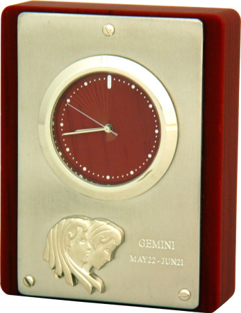 W-03-C (F-0036727) Часы настольные "Близнецы" Olmecs