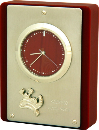 W-08-C (F-0041362) Часы настольные "Скорпион" Olmecs