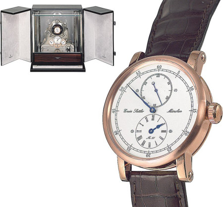 TRILOGIE 10 ROSEGOLD (F-0045284) Часовой шедевр: наручные часы, настольные часы, автоподзавод Erwin Sattler
